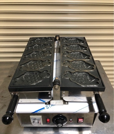 業務用　電気たい焼き器　5匹　韓国製