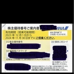 ANA株主優待番号