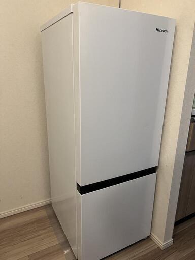 【取引中】ハイセンス1-2人暮らし用冷蔵庫（2022年購入）