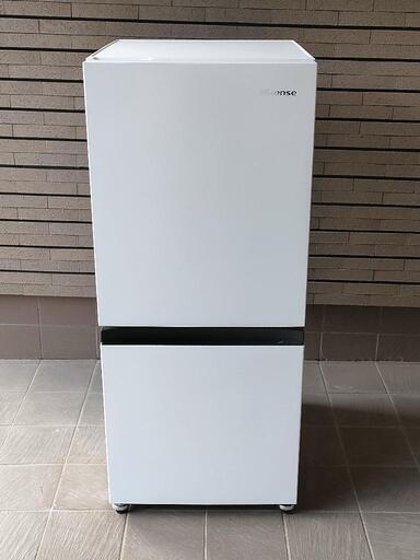 【商談中】2022年製☆ハイセンス☆HR-D13E2W 超美品おすすめ ノンフロン冷凍冷蔵庫 綺麗 高年式