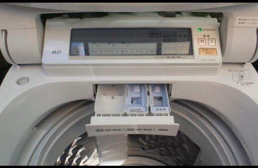 PANASONIC NA-JFA806-W 全自動洗濯機 Jconceptクリスタルホワイト