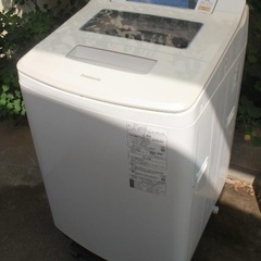 PANASONIC NA-JFA806-W 全自動洗濯機 Jconceptクリスタルホワイト [洗濯8.0kg 上開き] 2019年製 美品