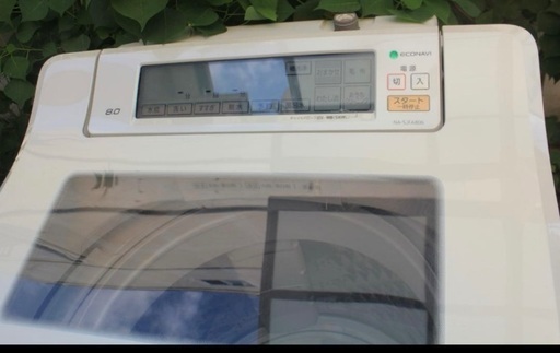 PANASONIC NA-JFA806-W 全自動洗濯機 Jconceptクリスタルホワイト