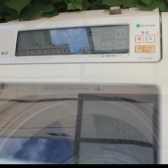 PANASONIC NA-JFA806-W 全自動洗濯機 Jconceptクリスタルホワイト [洗濯8.0kg 上開き] 2019年製 美品