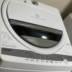 送料・設置込み可　洗濯機　6kg TOSHIBA 2020年