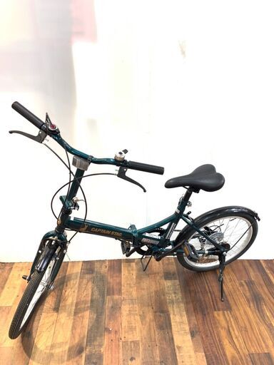 CAPTAIN STAG キャプテンスタッグ 折りたたみ式自転車 バイク サイクリング アウトドア 美品