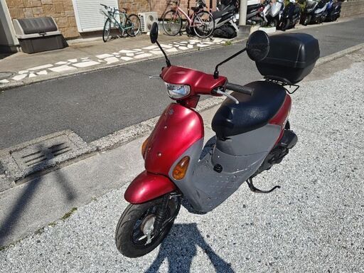 【京都大阪限定】現役！！スズキ　レッツ４［黒］リアボックス付き！！（傷あり） スズキレッツ4 ボックス付き（個人出品）その2 京都大阪限定】現役