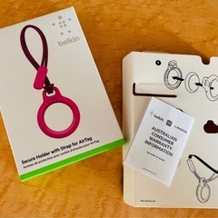 【空箱】Apple純正、Belkin Air Tag 用ストラッ...