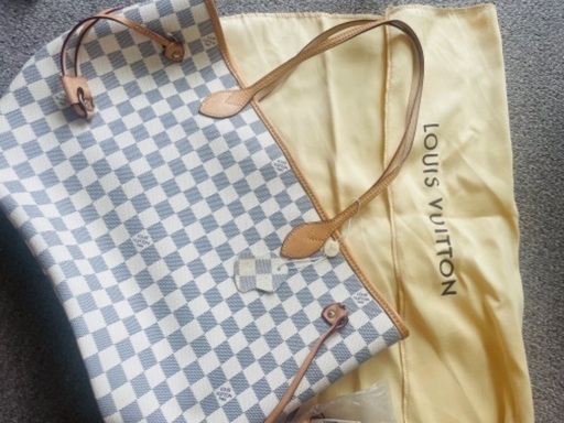 LOUISVUITTON ルイヴィトン　ダミエアズール ネヴァーフルMM N41605 トートバッグ