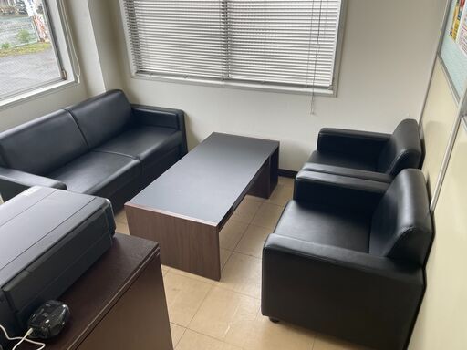 【中古】応接家具セット一式