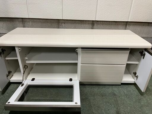 【美品】ニトリ ローボードポスティア 125白 テレビ台 テレビ台(ローボードポスティア 125 WH) | ニトリネット【公式】 家具