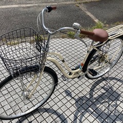 【27インチ自転車】美品❗️6段変速　LEDオートライト付　前後タイヤ、鍵新品❗️スペアキーあり　若林自転車　膳所店　SALE中❗️