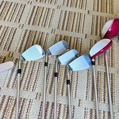 ゴルフクラブセット レディース ウィルソン WILSON Tiara 8本セット EDWIN GOLF キャディバッグ付き  /  AJ-0630-P1 