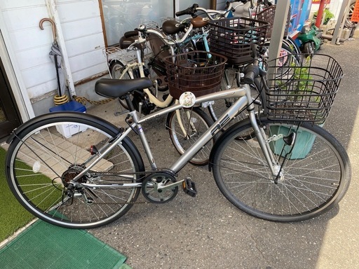 入荷！【自転車】27inシティクロス オースティン Mシルバー【綺麗め自転車売ります買います！アールワン田川】