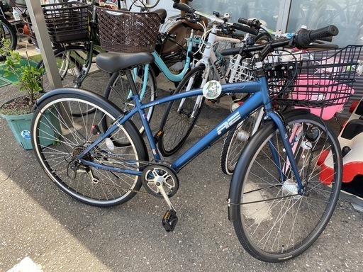 入荷！【自転車】27inシティクロス オースティン M（ネイビー）【綺麗め自転車売ります買います！アールワン田川】
