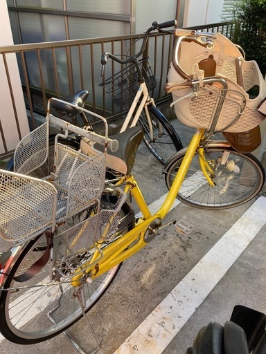 子供のせ自転車3人乗り