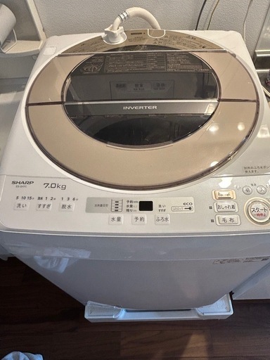 洗濯機　SHARP ES-SH7C 7kg 80L