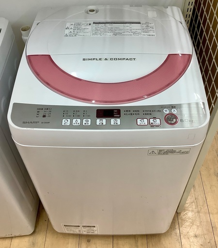 SHARP(シャープ)全自動洗濯機6.0kgのご紹介です！