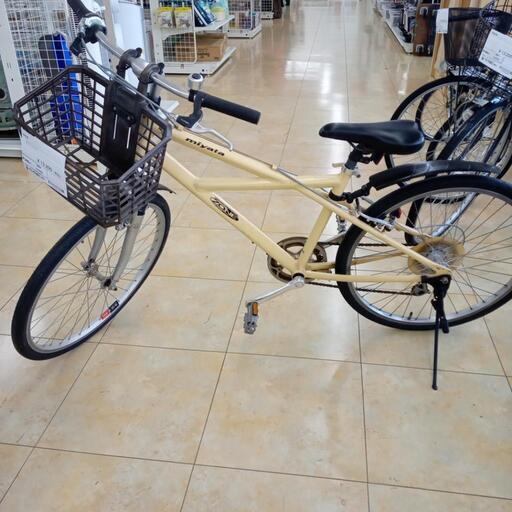 ★ジモティ割あり★  自転車 26インチ クリーム クリーニング済み OJ5766