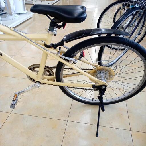 ☆ジモティ割あり☆ 自転車 26インチ クリーム クリーニング済み ☆ジモティ割あり☆ 自転車 26インチ クリーム クリーニング済み