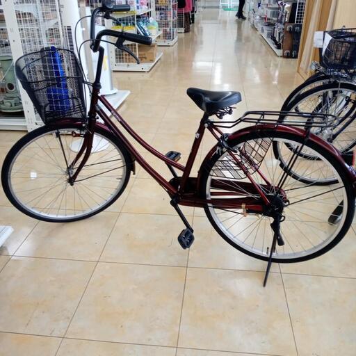 ★ジモティ割あり★  自転車 26インチ ワインレッド クリーニング済み OJ5768