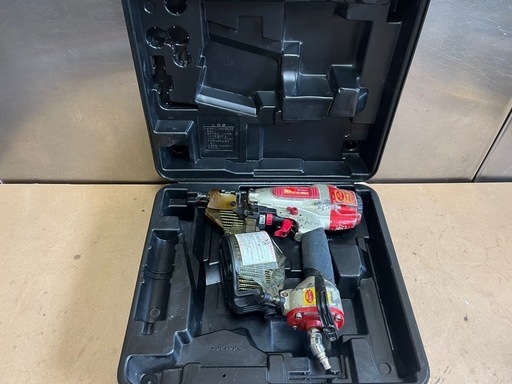 MAX マックス 釘打機 下地用コイルネイラ CN-450AD (FP) 釘打ち機 常圧仕様 ワイヤ連結釘 ネイル装填数400 32-50mm 動作確認済 中古品 ③