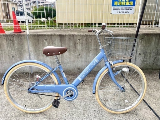 2024.7月購入 24インチ 女の子 ジュニア 子供 中古 自転車 買取 ダカラットアンジェ ゼニスブルー