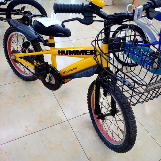★ジモティ割あり★ HUMMER 子供自転車 16インチ イエロー クリーニング済み OJ5771