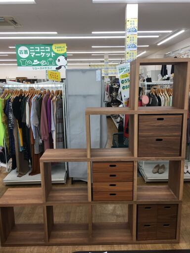 ★ジモティ割あり★ 無印良品 スタッキングシェルフ  W170×D30×H170 クリーニング済み SJ7101