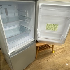 SHARPの2ドア冷蔵庫(SJ-D14D-S)