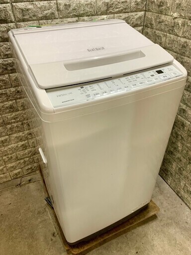 【美品】大阪送料無料★3か月保障付き★洗濯機★2021年★日立★7kg★BW-V70G★S-398