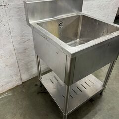 【tanico】 タニコー ステンレス1層シンク 流し台 業務用 厨房機器 W600×D600×H800 Y0269