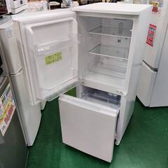 【愛品倶楽部柏店】 保証充実 SHARP (シャープ) 2021年製 152L 2ドア 冷凍冷蔵庫 SJ-D15G-W つけかえどっちもドア