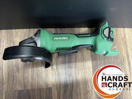 【中古】HIKOKI ハイコーキ ディスクグラインダ G3613DB 36V バッテリー×1 充電器 チャック ケース付き