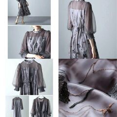 【全国送料無料】✨新品未使用!!大特価!! 人気完売品!!✨etoll. エトル 刺繍レースワンピースドレス Mサイズ ✨ 運転が不慣れな為、お近くまで来ていただけますと助かります✨ 結婚式 パーティードレス