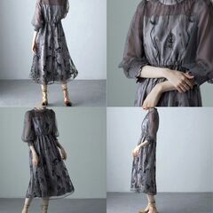 【全国送料無料】✨新品未使用!!大特価!! 人気完売品!!✨etoll. エトル 刺繍レースワンピースドレス Mサイズ ✨ 運転が不慣れな為、お近くまで来ていただけますと助かります✨ 結婚式 パーティードレス