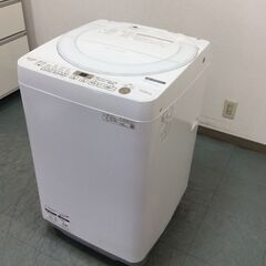 JT9485【SHARP/シャープ 7.0㎏洗濯機】2021年製 ES-KS70W 家電 洗濯 簡易乾燥付