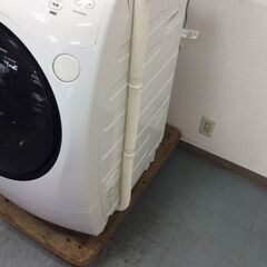 （9/22受渡済）JT9502【TOSHIBA/東芝 ドラム洗濯機9.0㎏】2014年製 TW-G504L-W 家電 洗濯 斜め型 左開き