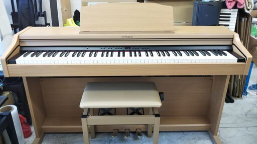 電子ピアノ Roland ローランド RP501R-NBS 2017製 動作品