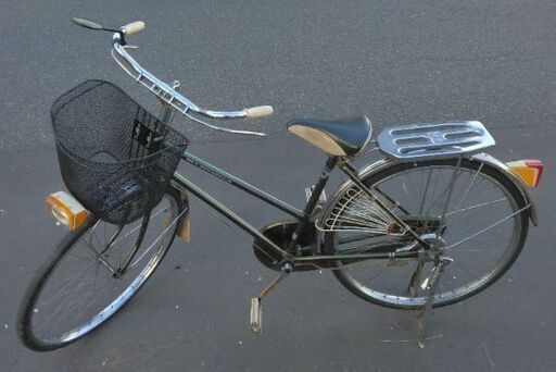 ツノダ  昭和レトロ 自転車 10,000円 ライト付 新規防犯登録料コミ 405
