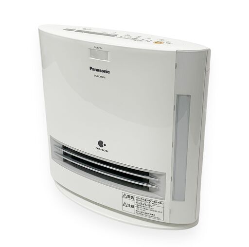 24Y616 ジ4 Panasonic パナソニック 加湿セラミックファンヒーター DS-FKX1205 ナノイー ひとセンサー 2019年製 中古品