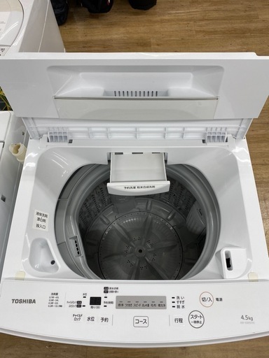 TOSHIBA AW-45M5(W) TOSHIBA AW-45M5(W) 全自動洗濯機 4.5kg