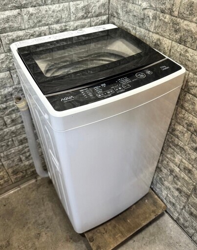 【美品】大阪送料無料★3か月保障付き★洗濯機★2020年★アクア★5kg★AQW-G50HJ★S-337