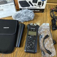 Roland バイノーラル マイクロホン TASCAM リニアPCMレコーダー