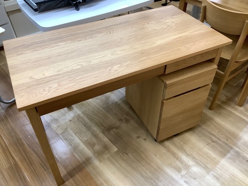 [トレジャーファクトリー大宮店] 無印良品　ワークデスク　袖机付きをご紹介します！