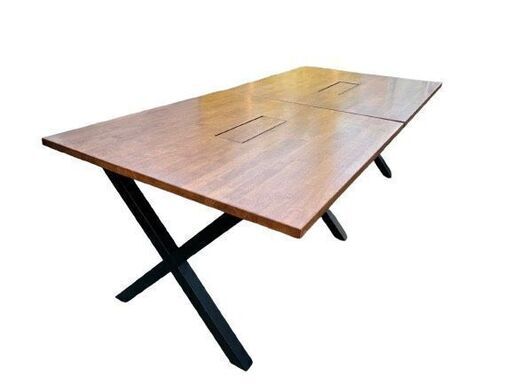 KANADEMONO　ミーティングテーブル　THE TABLE　DSK-K06BT-SQU-BK　（在庫：1）
