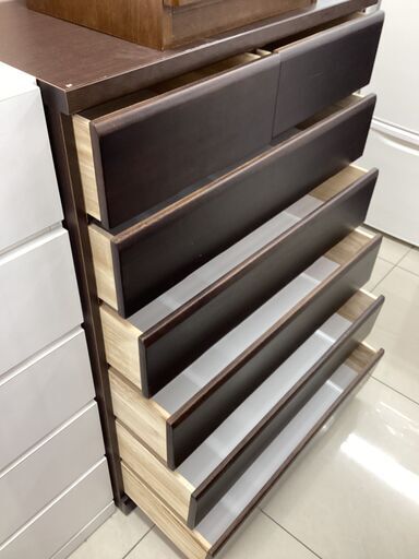 6段ハイチェスト 前面ヘコミキズ有