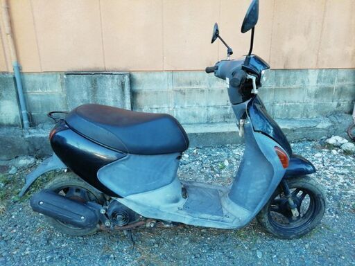 スズキ、レッツ４　不動車、部品取り、べーすに。