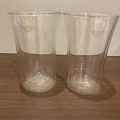 未使用品　結露しないグラス　2個セット