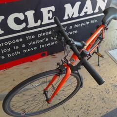 中古　クロスバイク　オレンジ